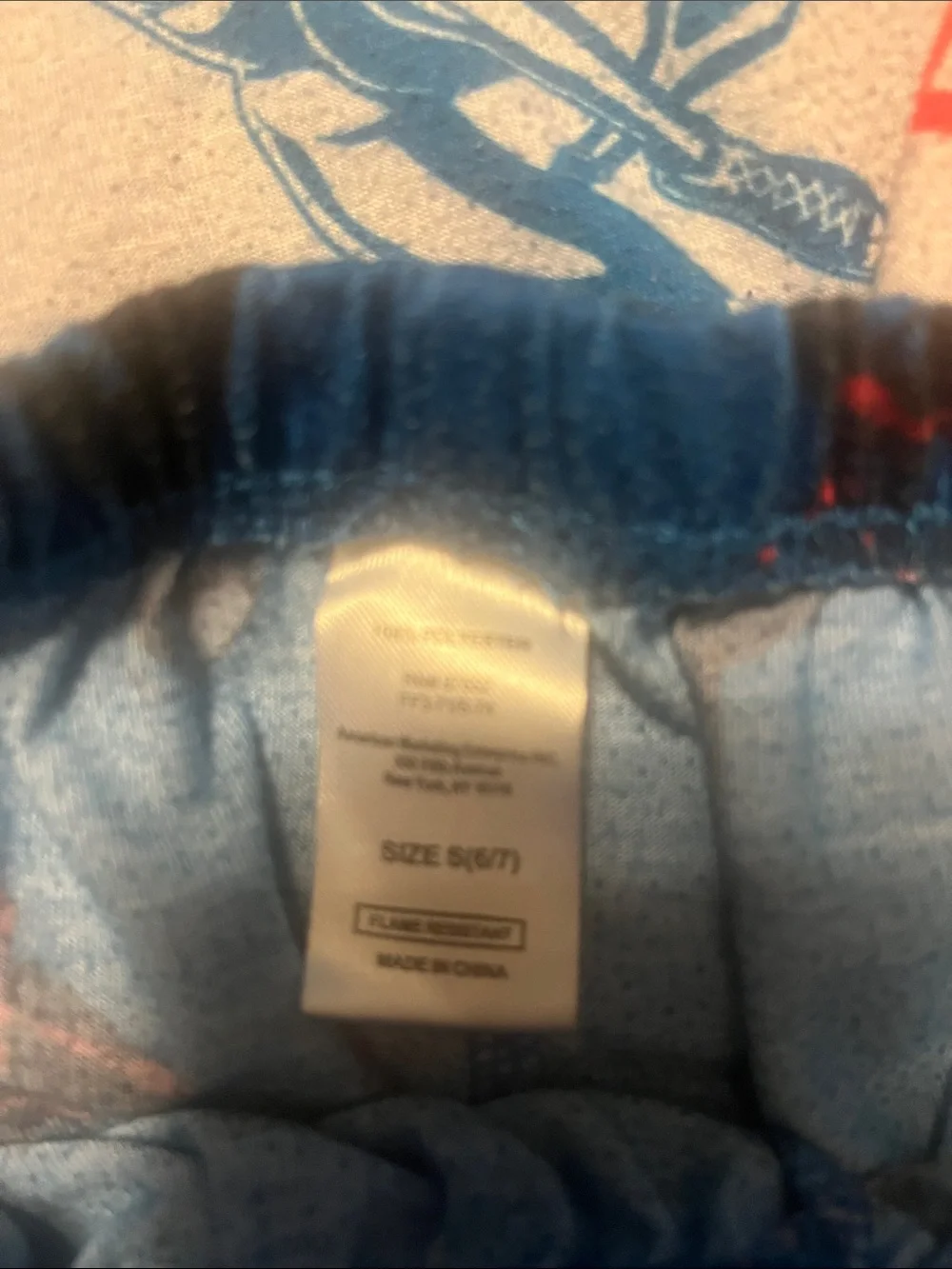 Blue and Cream Spider-Man Kids Pajama Set